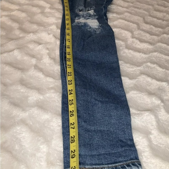 PacSun Distressed Jeans Juniors 27L High Rise‎ Ankle Jegging Skinny Blue - Picture 9 of 10